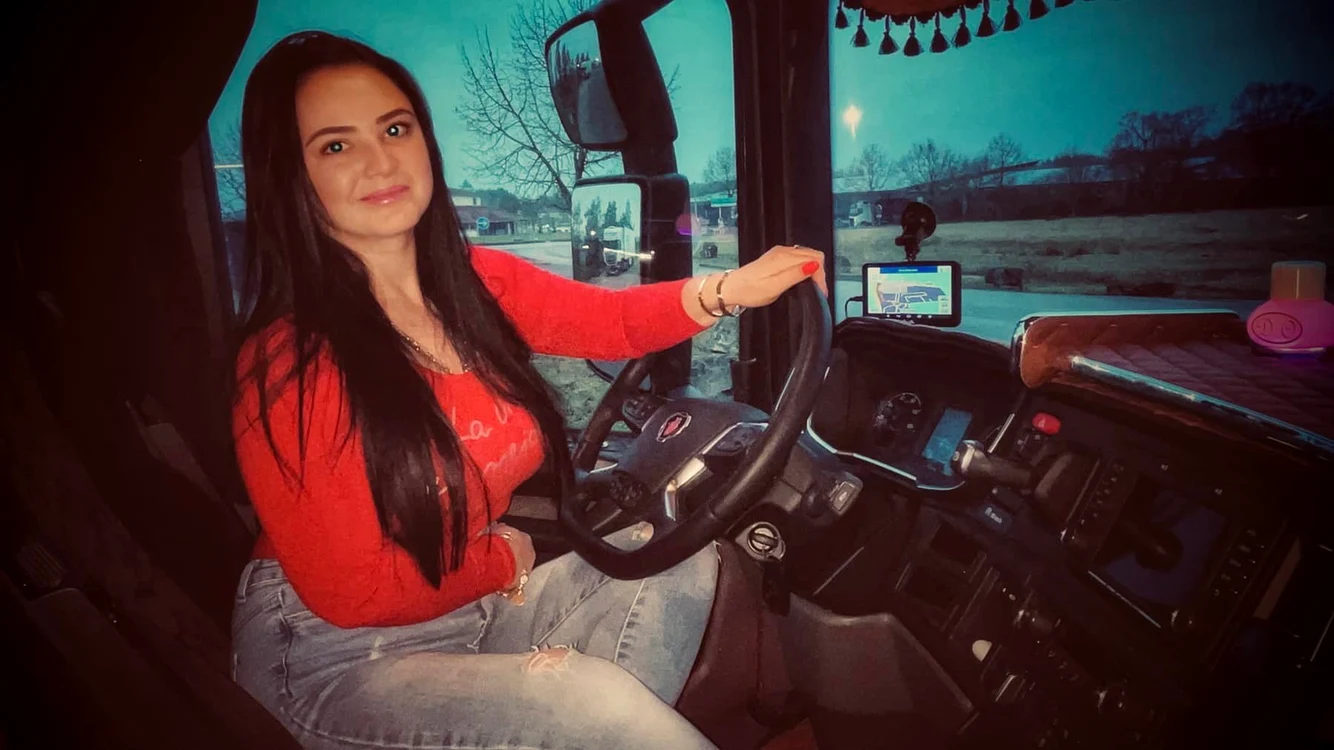 Diana Stoian, câștigătoarea ediției din 2020 FOTO Trucker Girls Diana