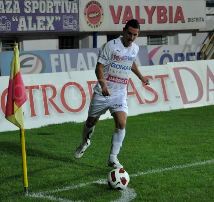 Andrei Peteleu a fost convocat de mai multe ori la Naţionala de Tineret FOTO:bistrita24.ro