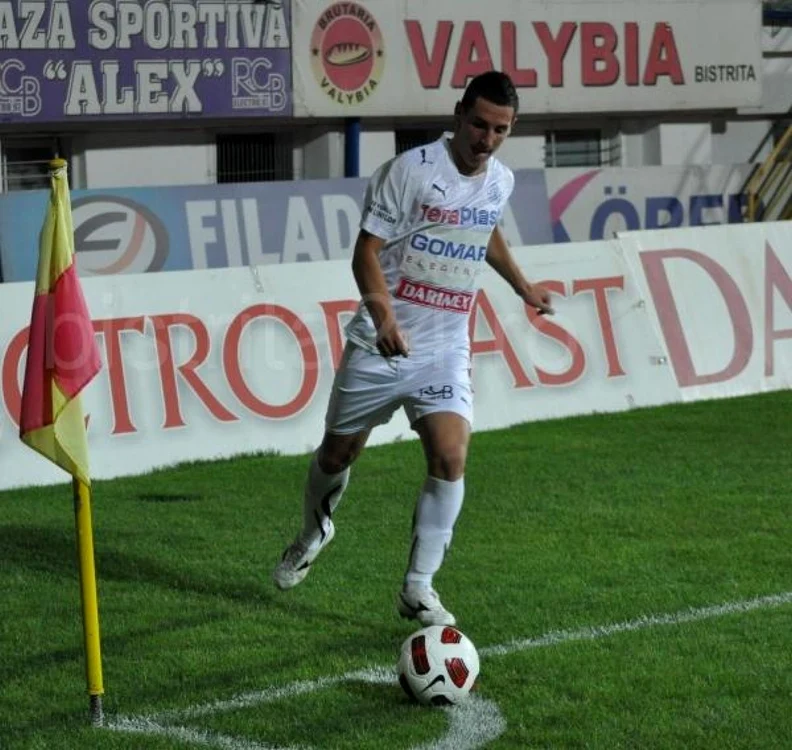 Andrei Peteleu a fost convocat de mai multe ori la Naţionala de Tineret FOTO:bistrita24.ro