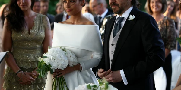 Cununia regizorului Bobby Păunesu cu fotomodelul Alice Penecă la Buftea FOTO Dorin Constanda/Click!