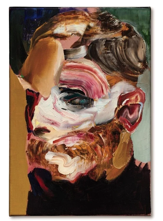 Sel portrait in 1945 Adrian Ghenie foto news ro