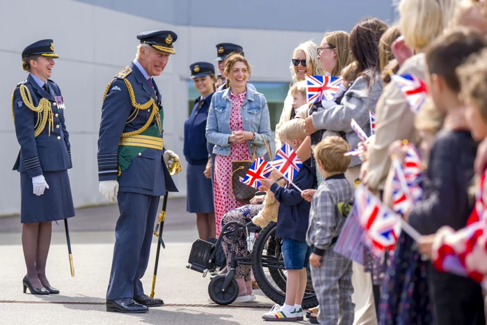 Regele Charles, vizită la RAF Lossiemouth, Scoția, Profimedia (1) jpg