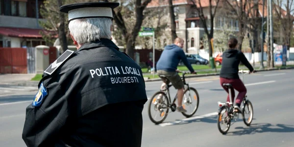 politie locala bicileta strada
