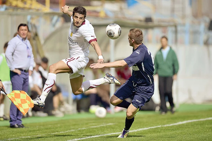Daniel Niculae a jucat în returul campionatului trecut la Rapid, punând umărul la promovareFoto: Mediafax