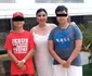 Adriana Bahmuțeanu, alături de cei doi fii, Eduard și Maximus foto: Facebook