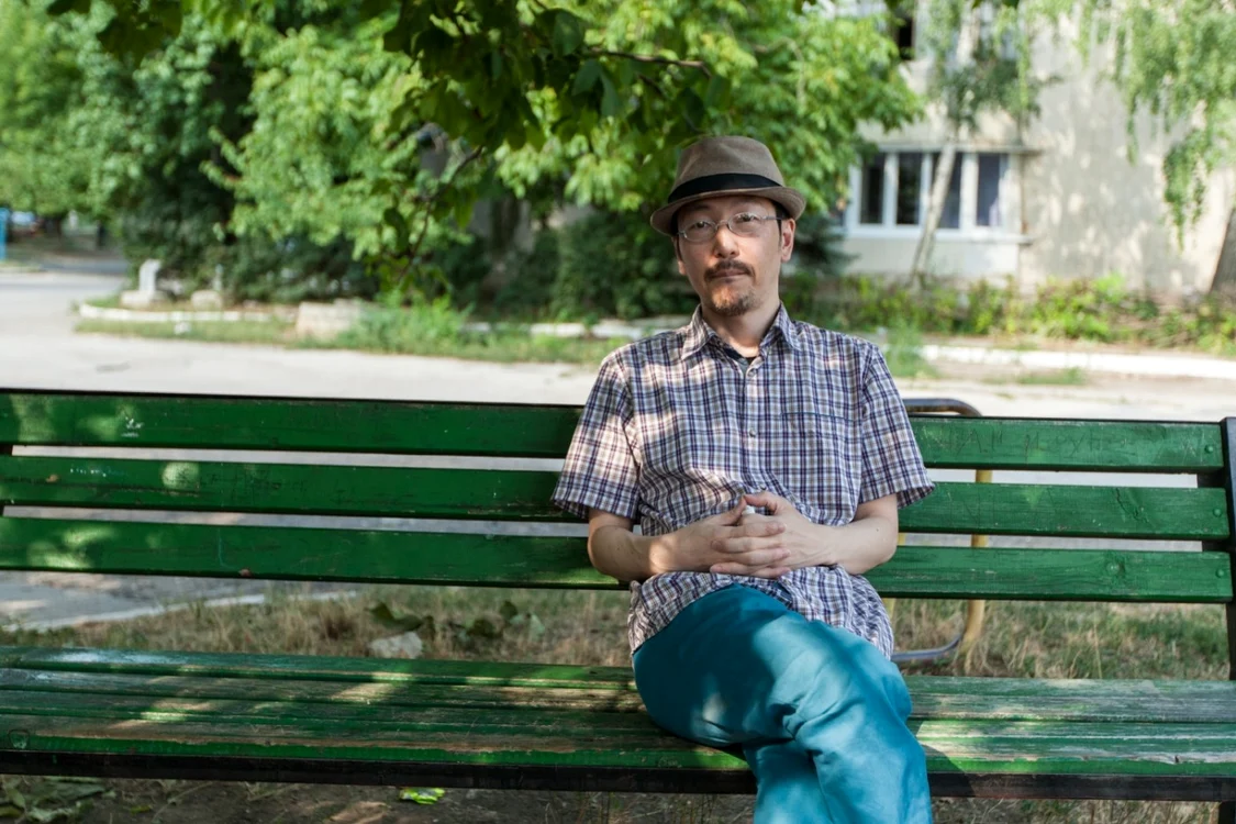 Hiroshi Hokujima vrea să trăiască în Republica Moldova. FOTO: Alexandru Tarlev.