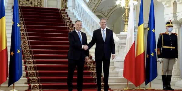 Klaus Iohanis si Andrzej Duda FOTO Captura