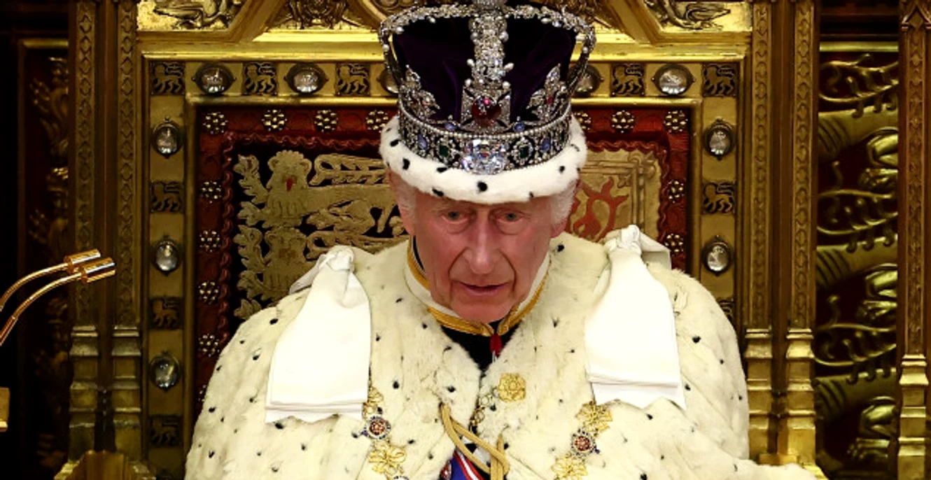 Regele Charles, în Parlamentul de la Londra. FOTO captură House of Lords