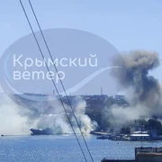 Forțele ucrainene au lovit sediul Flotei Mării Negre din Sevastopol 22 septembrie 2023 FOTO Profimedia (4) jpg
