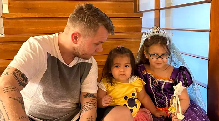 Codin Maticiuc și fetițele sale - Foto: social media