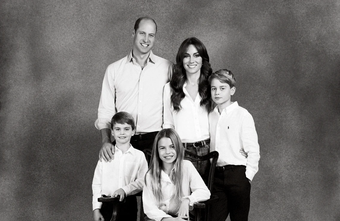 Kate Middleton și Prințul William alături de cei trei copii ai lor