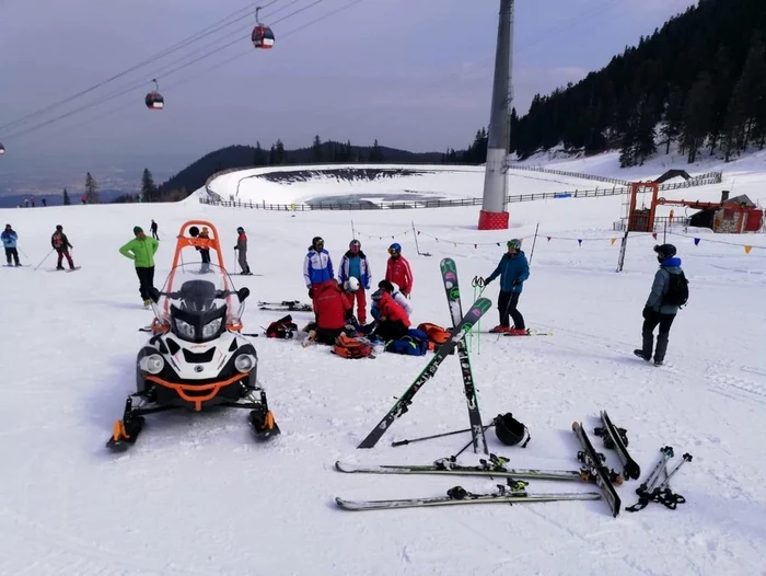 Imagine Schior mort pe pârtie, la Poiana Braşov FOTO Primăria Braşov