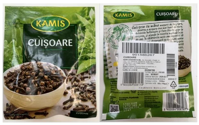Lotul de cuișoare conține un pesticid interzis