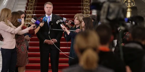 Klaus Iohannis - declaraţii Cotroceni / FOTO Inquam Photos / Octav Ganea / 13 nov 2018