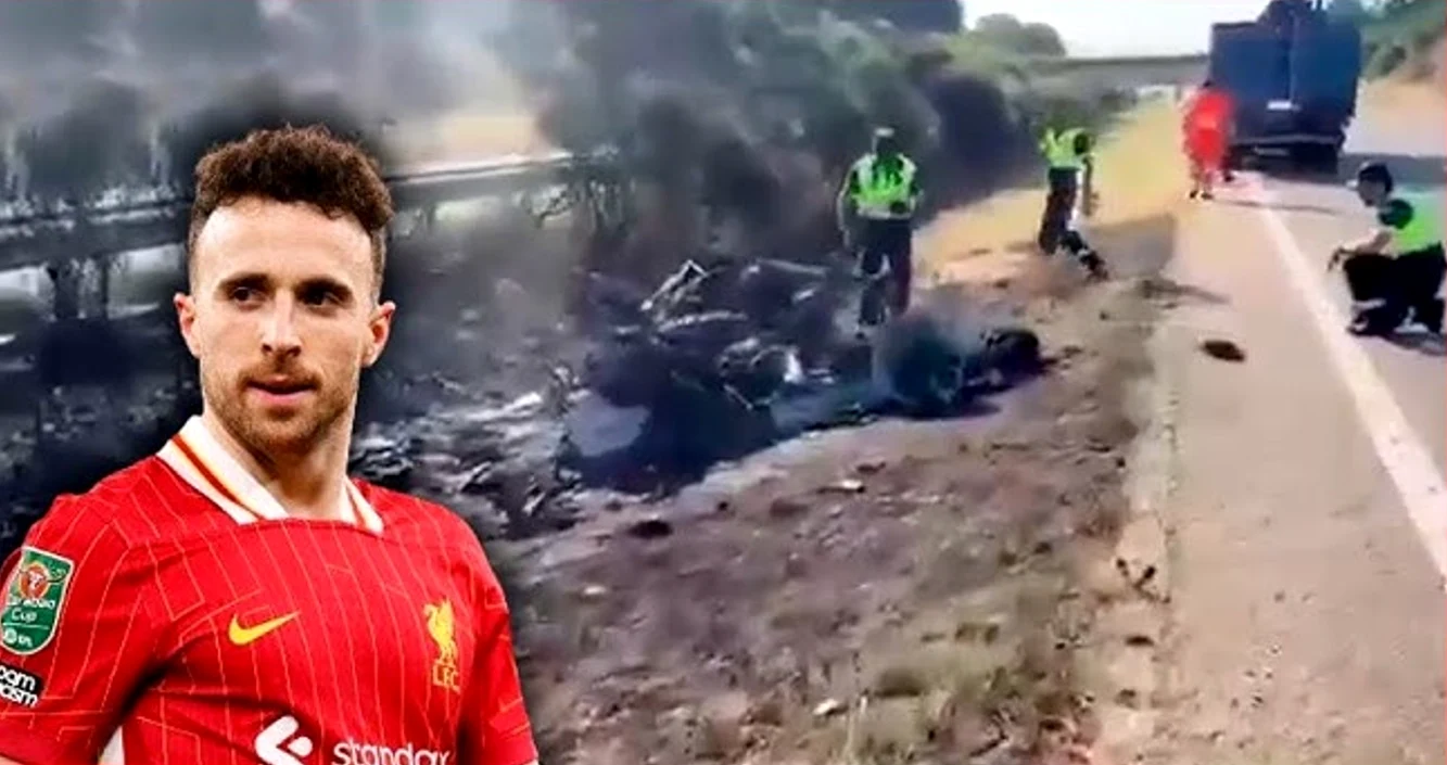 Diogo Jota s-a stins la 28 de ani, după un accident teribil. Foto YouTube/ Kanal 13