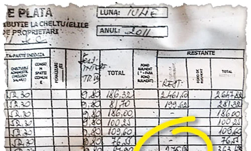 Şi la apartamentul din Băneasa are datorii la întreţinere jpeg