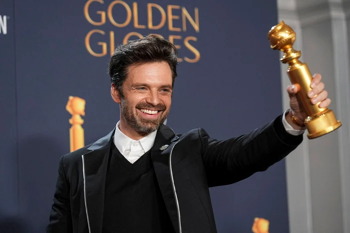 Sebastian  Stan a câştigat  Globul de Aur. FOTO: Profimedia