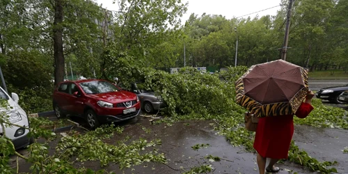 Furtună foarte puternică în Moscova / FOTO EPA / 29 mai 2017