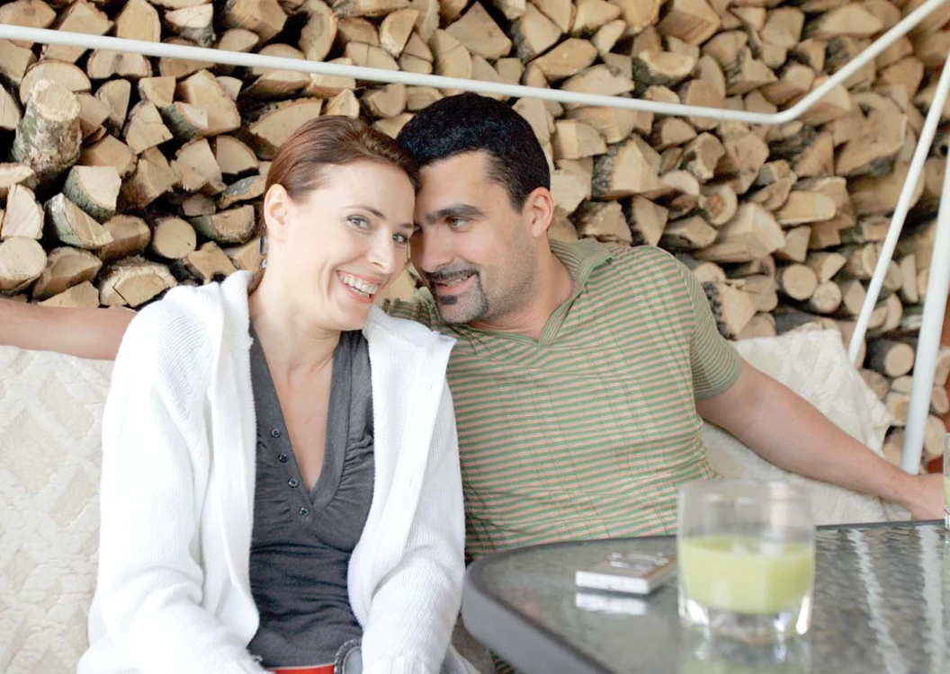 Monica, alături de soţul ei, Aurelian Temişan