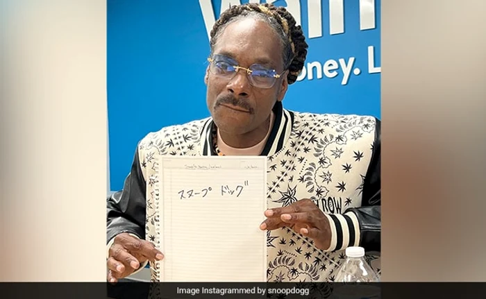 Snoop Dogg a învățat să își scrie numele în japoneză. foto: Instagram