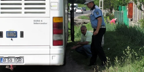 Şoferul nu îşi explică ce s-a întâmplat