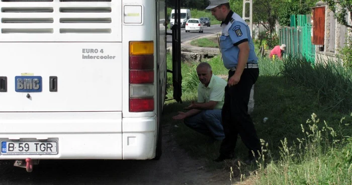 Şoferul nu îşi explică ce s-a întâmplat