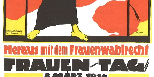 Frauentag 1914 Heraus mit dem Frauenwahlrecht jpg