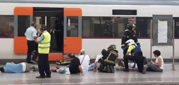 Tren fara frane Barcelona FOTO Twitter