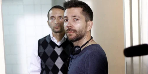 Daniel Sandu în seminar - regizorul filmului „Un pas în urma serafimilor“ Sursa cinemagia.ro