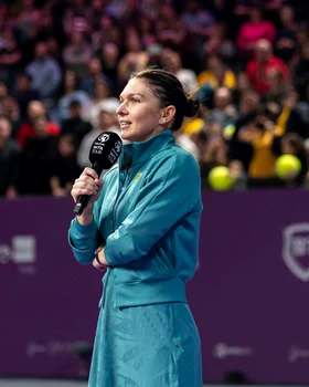 Simona Halep la Transylvania Open. FOTO: Transylvania Open
