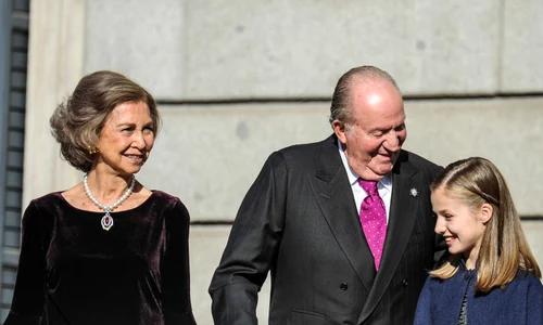 Regina Sofia, Regele Juan Carlos si Printesa Leonor GettyImages 1068947890 jpg