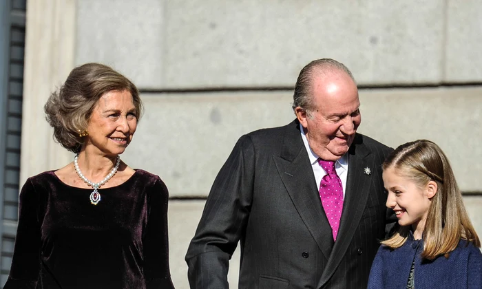 Regina Sofia, Regele Juan Carlos si Printesa Leonor   GettyImages 1068947890 jpg