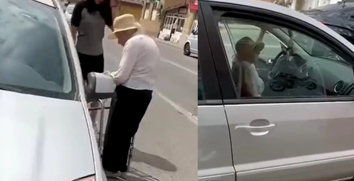 Din cadrul de mers, direct la volan! / foto: captură video