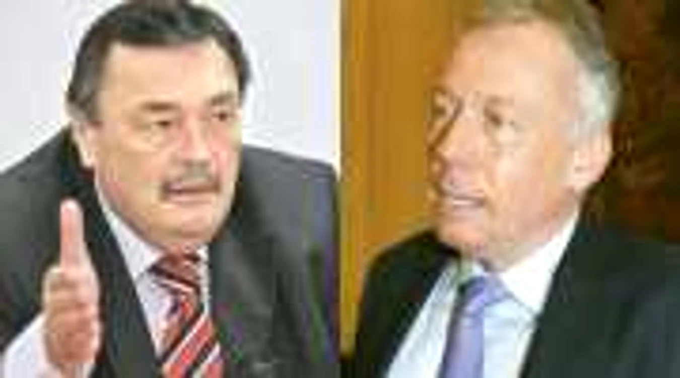 Victor Paul Dobre şi Laszlo Borbely