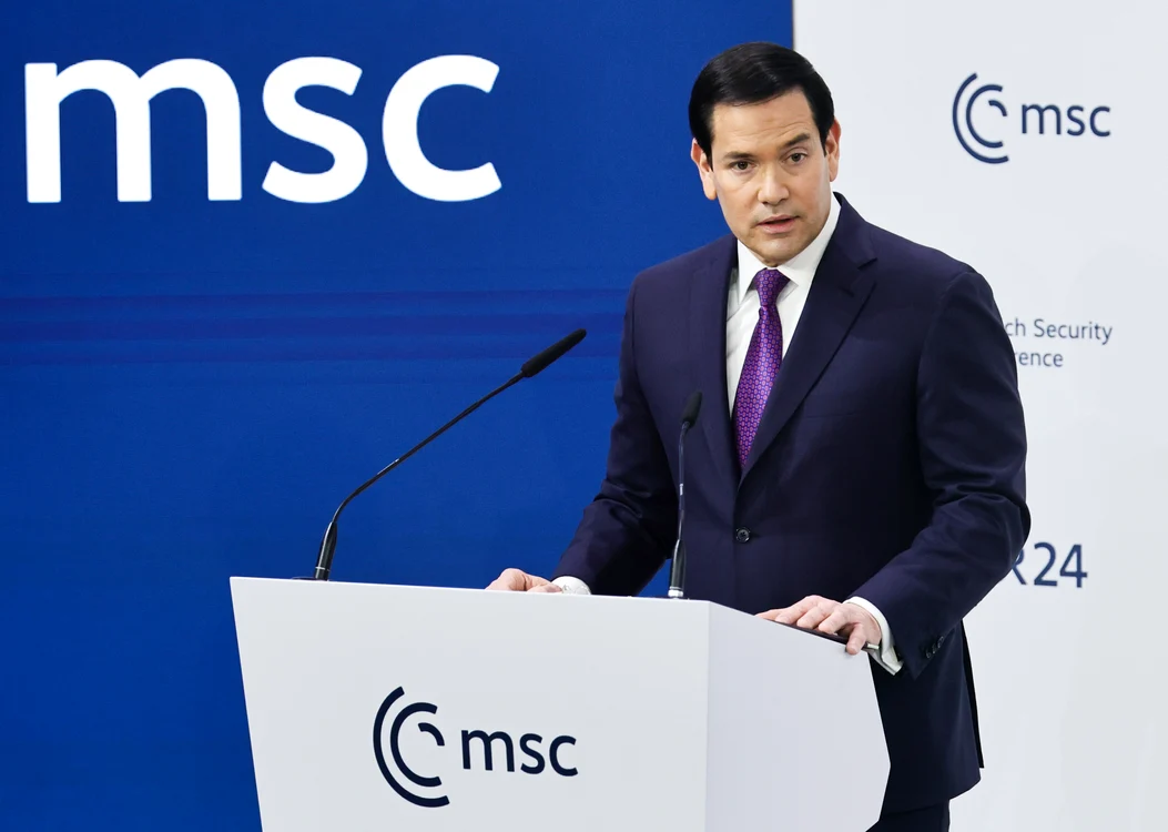 Secretarul de stat Marco Rubio, la conferința de la Munchen/FOTO:EPA/EFE