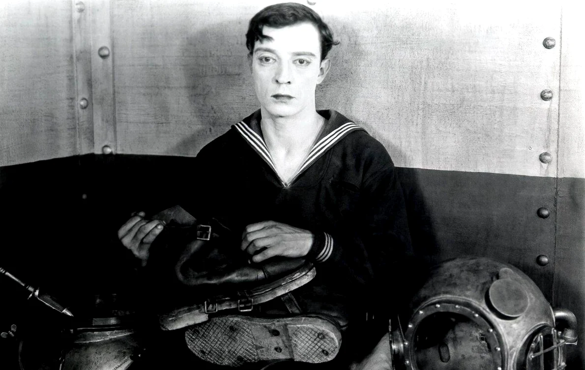 Buster Keaton, în „The Navigator” (1924)