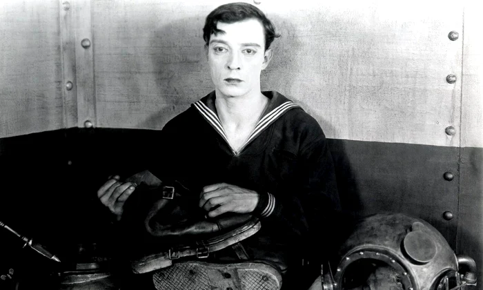 Buster Keaton, în „The Navigator” (1924)