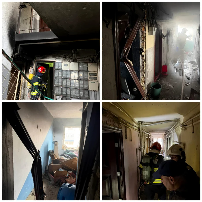 Suflul exploziei a distrus mai multe locuințe FOTO: Primăria Balș