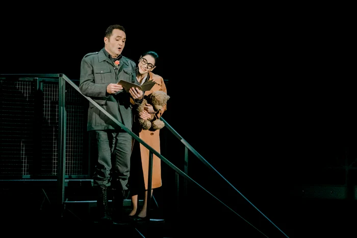 Doru Iftene și Georgiana Dumitru în actul I. Foto Andrei Grigore/Opera Națională București