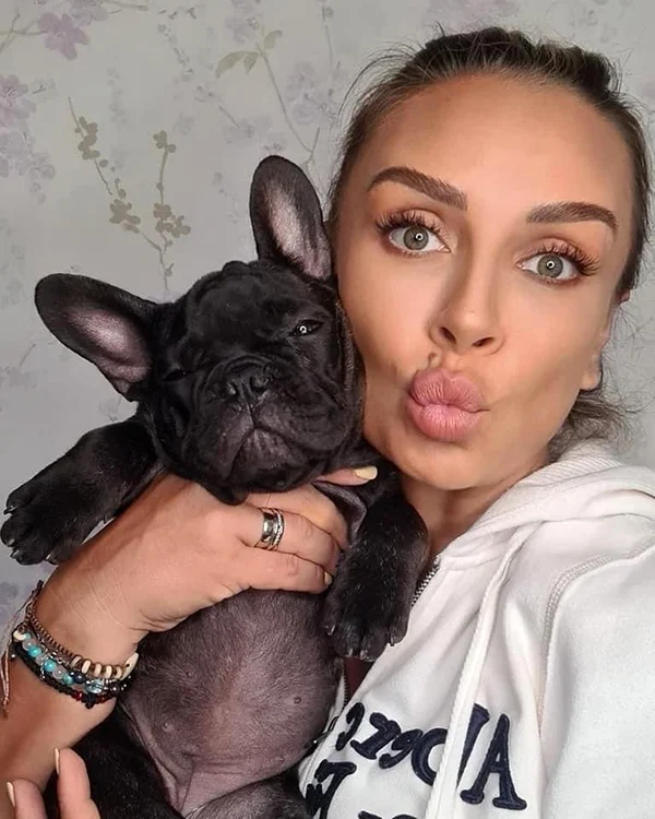 Kaia este din rasa bulldog francez