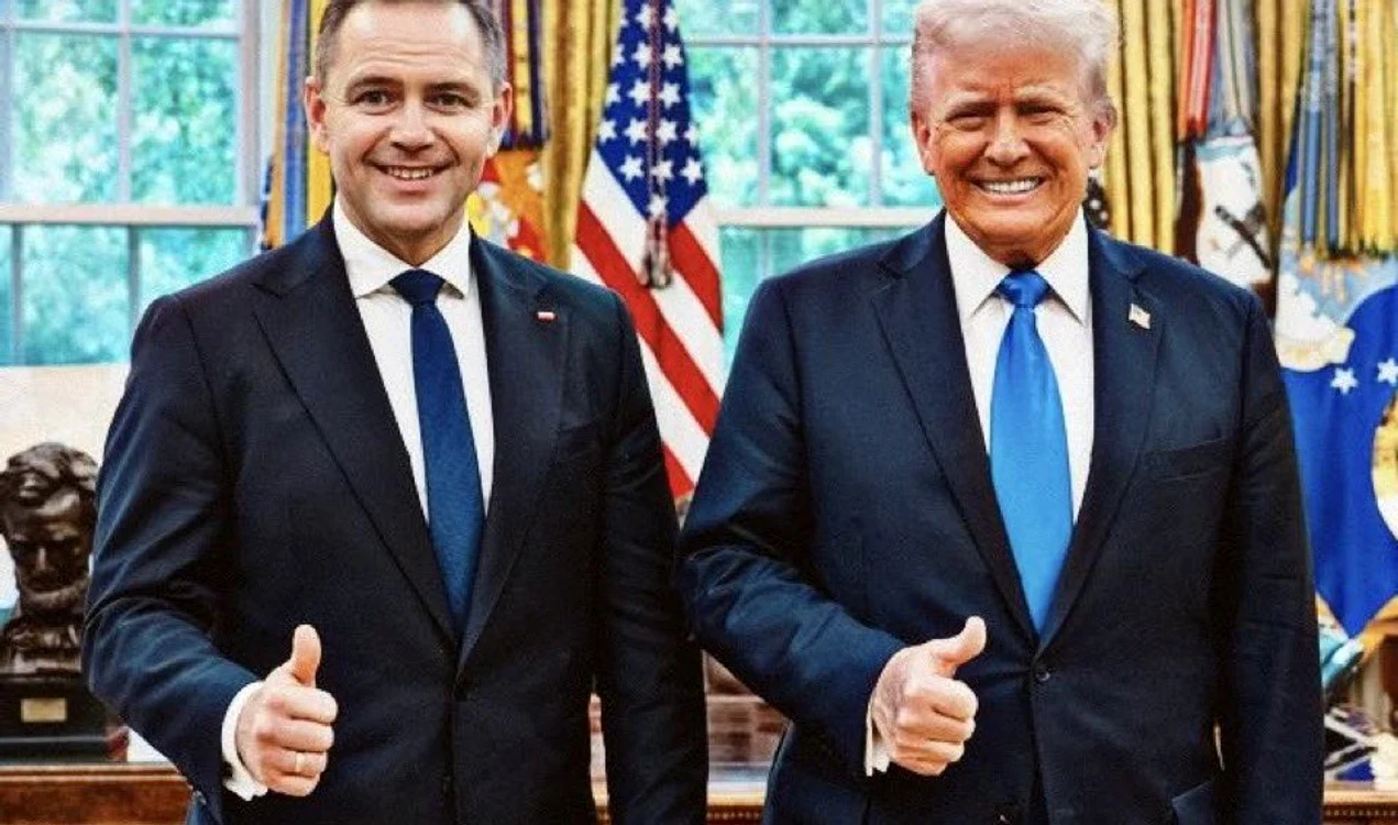 Donald Trump l-a primit pe Nawrocki la Casa Albă încă din perioada candidaturii/ FOTO:X