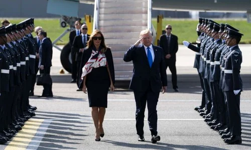 Cum a aterizat Donald Trump direct la Buckingham Palace VIDEO jpeg