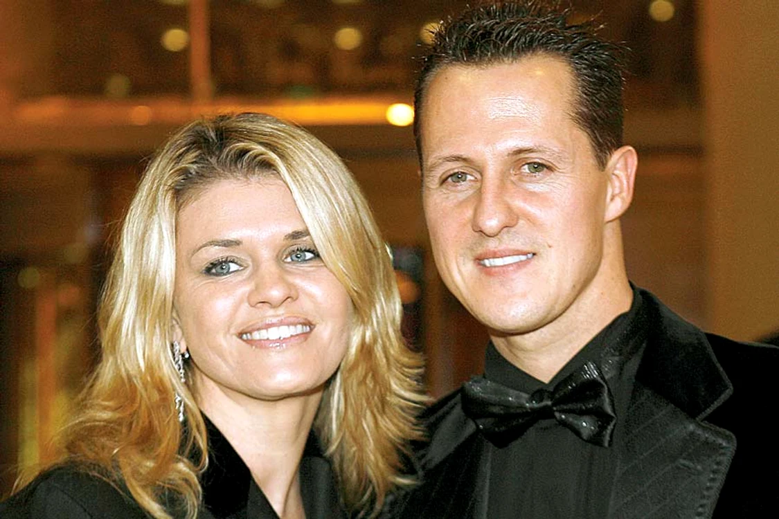 Corinna şi Michael  Schumacher (FOTO: AFP)