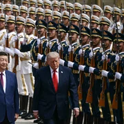 Trump, primit de Xi Jinping la Beijing FOTO AFP