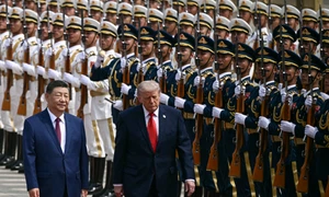 Trump, primit de Xi Jinping la Beijing FOTO AFP