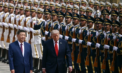 Trump, primit de Xi Jinping la Beijing FOTO AFP