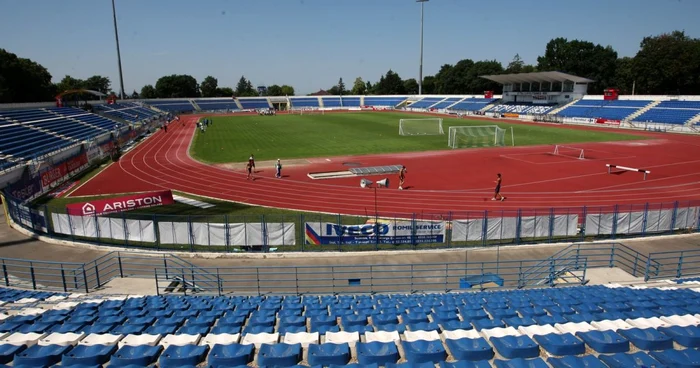 Stadionul „Emil Alexandrescu“ din Copou   FOTO: Florin Chirica