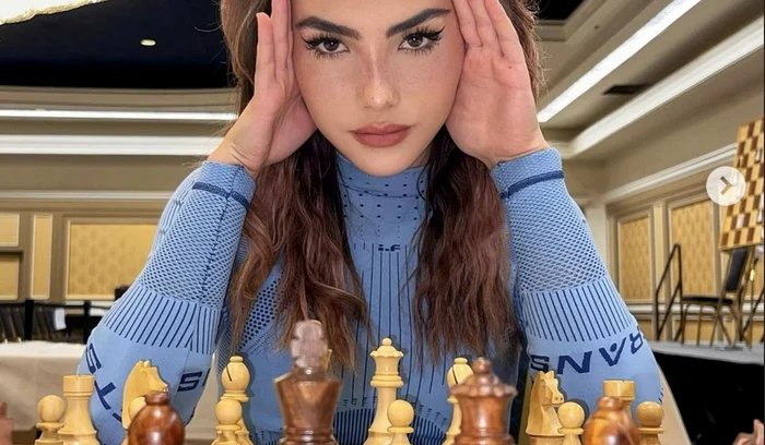 Andrea Botez, jucătoare de șah cu origini românești (FOTO: Instagram)