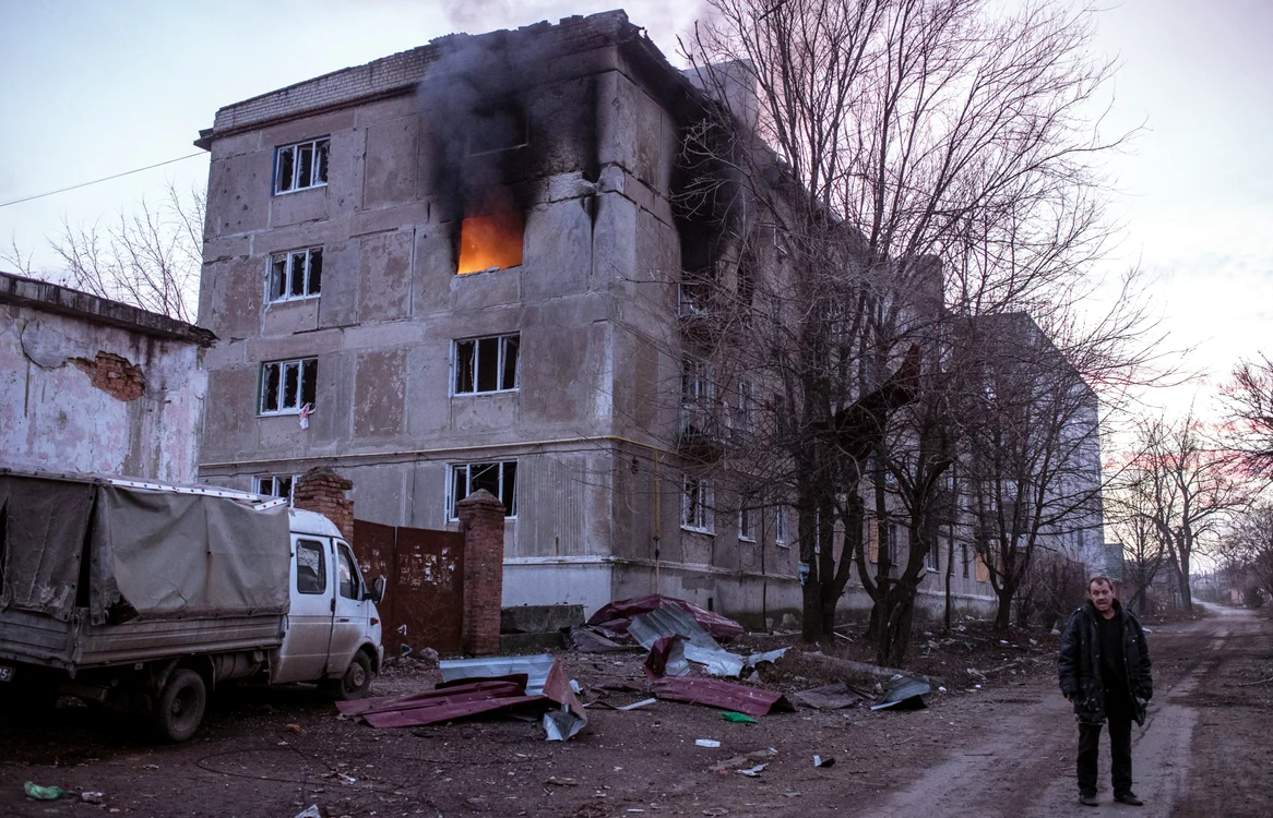 Zelenski a afirmat că în Bahmut mai locuiesc „doar câțiva civili”. FOTO Profimedia