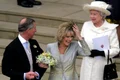 Regina Elizabeta la nunta fiului său Charles cu Camilla Parker Bowles 2005. Foto Gettyimages